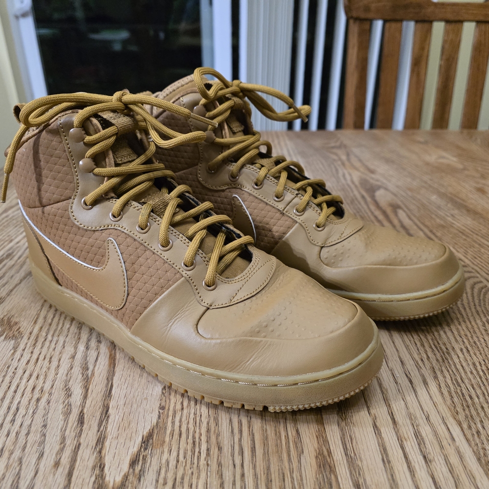 Nike Men’s High-Top Sneakers in Wheat/Tan